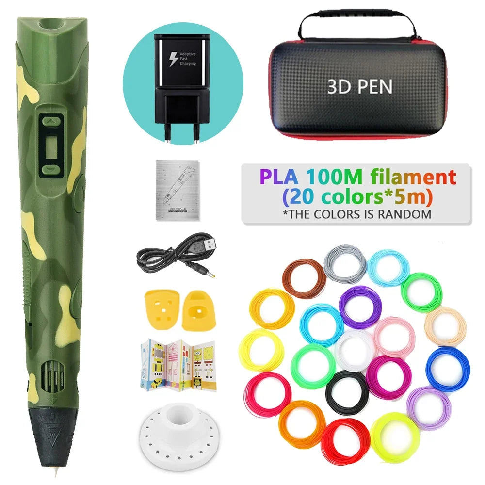 3D Creative Printing Pen for Kids™ Turn Ideas Into 3D Creations