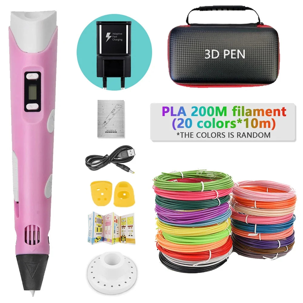3D Creative Printing Pen for Kids™ Turn Ideas Into 3D Creations