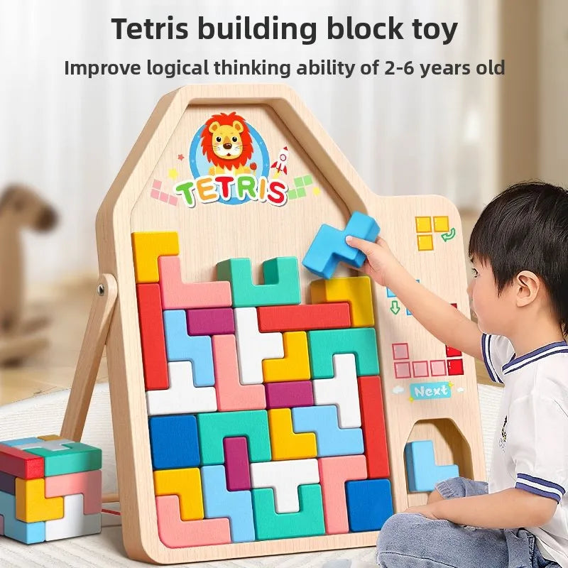 Wooden Tetris Puzzle Blocks™ – A Fun Challenge For Curious Minds