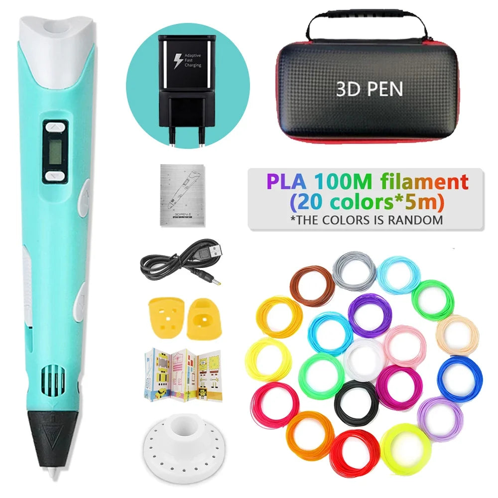 3D Creative Printing Pen for Kids™ Turn Ideas Into 3D Creations