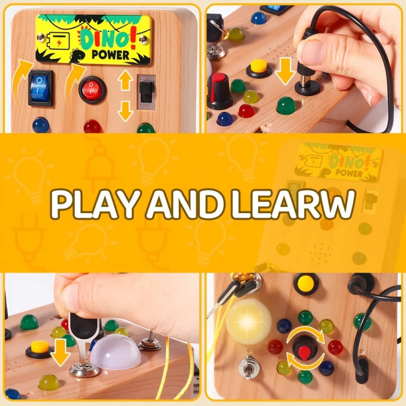 Montessori LED Busy Board™ Little Hands. Big Discoveries.