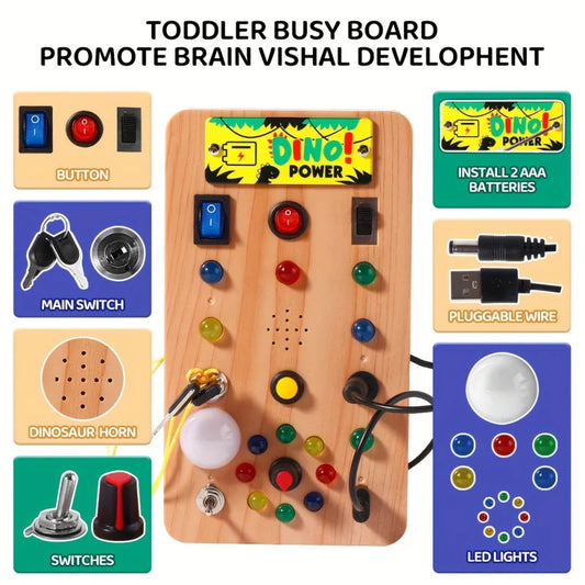 Montessori LED Busy Board™ Little Hands. Big Discoveries.
