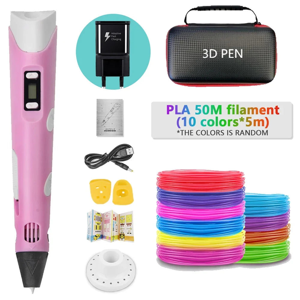 3D Creative Printing Pen for Kids™ Turn Ideas Into 3D Creations