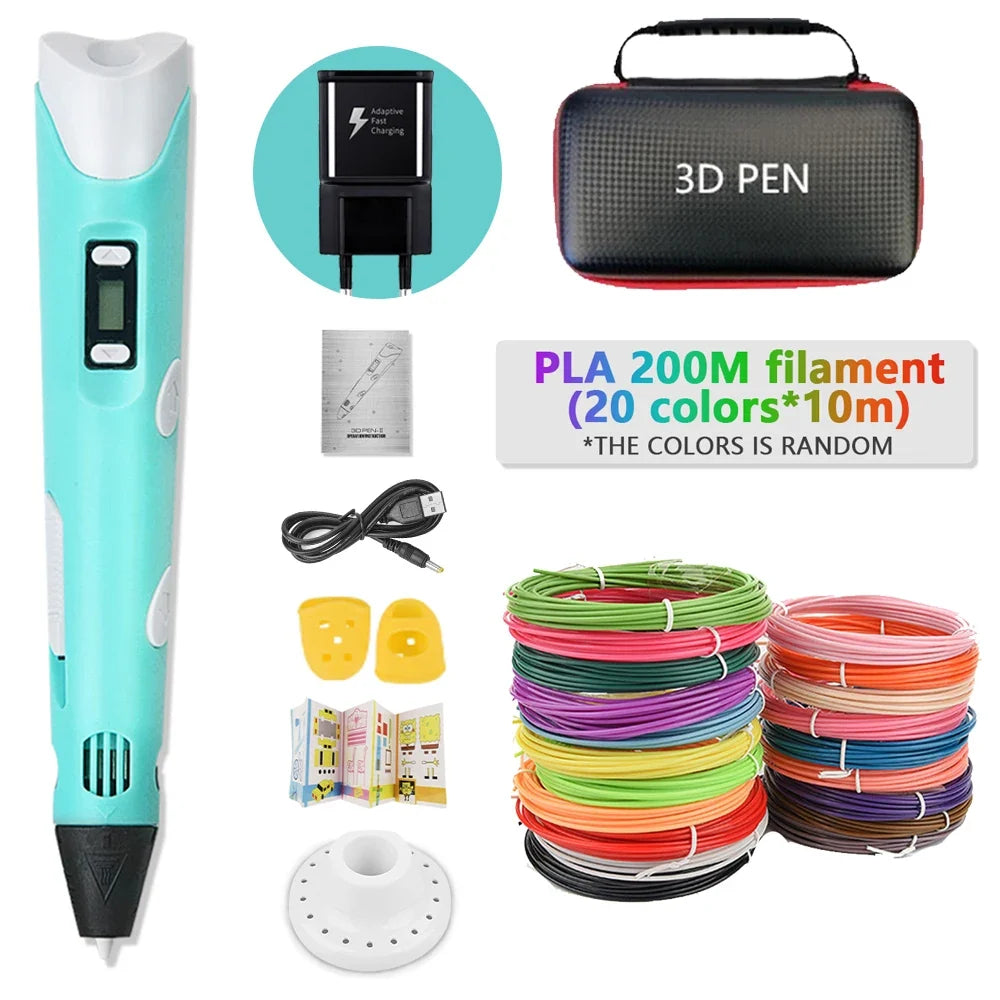 3D Creative Printing Pen for Kids™ Turn Ideas Into 3D Creations