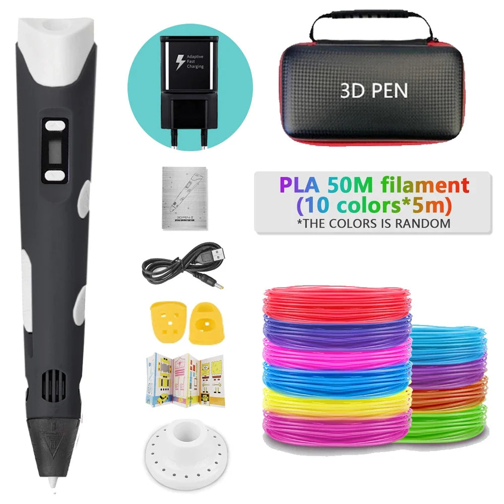 3D Creative Printing Pen for Kids™ Turn Ideas Into 3D Creations
