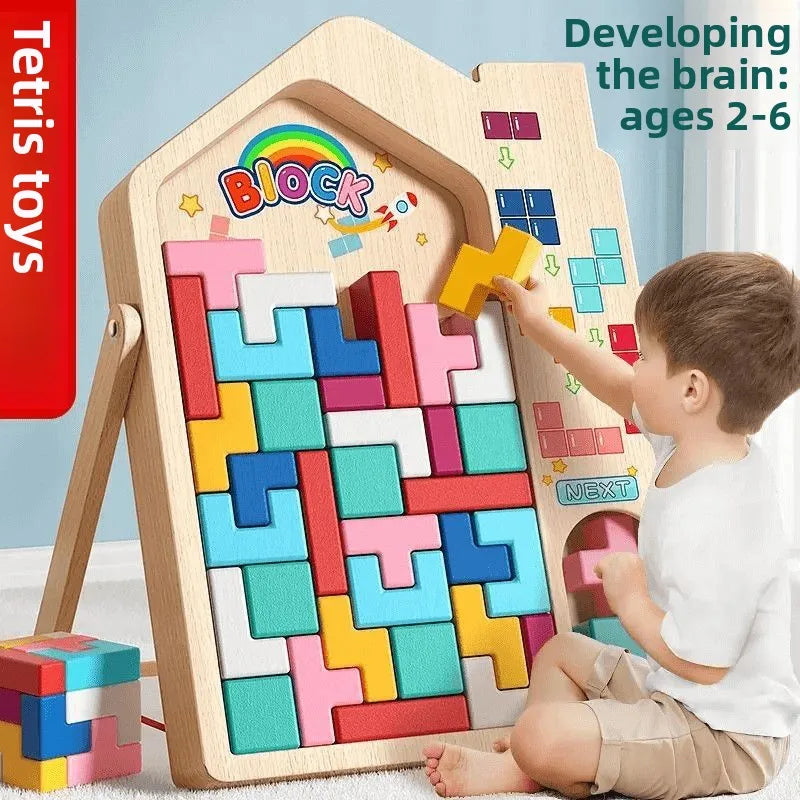Wooden Tetris Puzzle Blocks™ – A Fun Challenge For Curious Minds