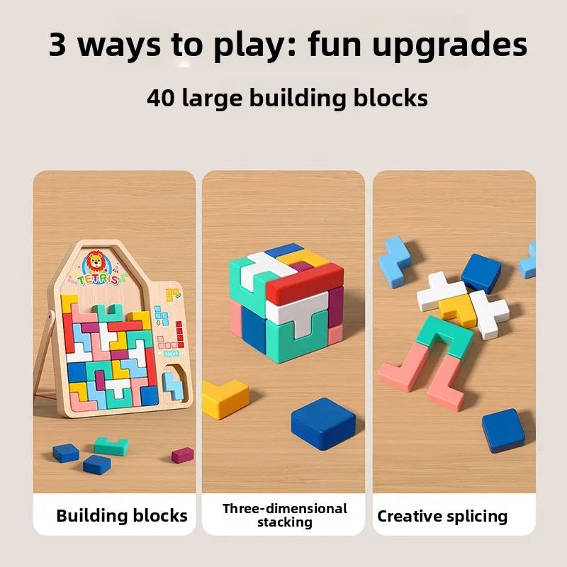 Wooden Tetris Puzzle Blocks™ – A Fun Challenge For Curious Minds