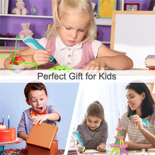 3D Creative Printing Pen for Kids™ Turn Ideas Into 3D Creations