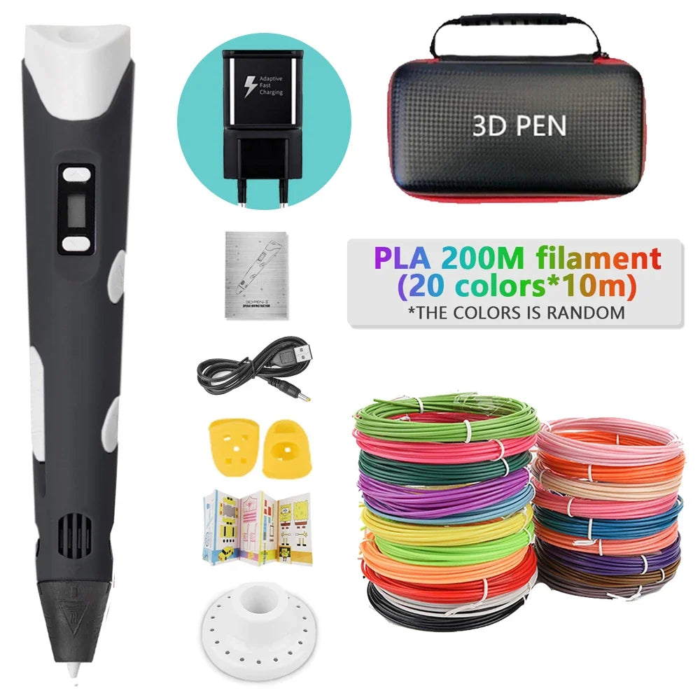 3D Creative Printing Pen for Kids™ Turn Ideas Into 3D Creations