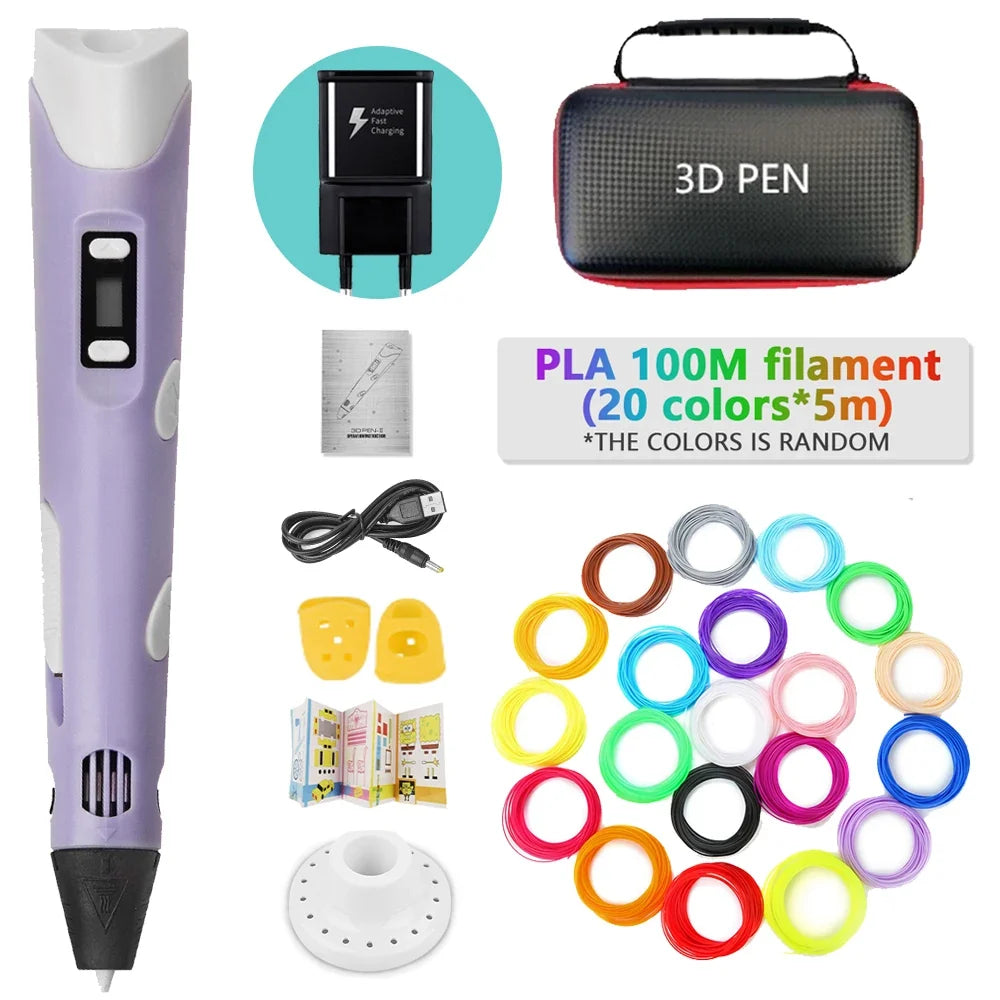3D Creative Printing Pen for Kids™ Turn Ideas Into 3D Creations