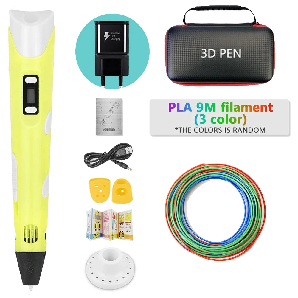 3D Creative Printing Pen for Kids™ Turn Ideas Into 3D Creations