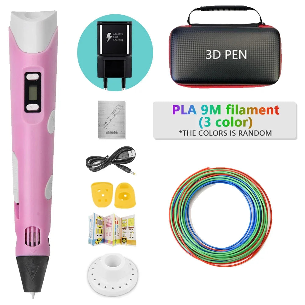 3D Creative Printing Pen for Kids™ Turn Ideas Into 3D Creations