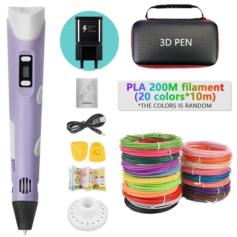3D Creative Printing Pen for Kids™ Turn Ideas Into 3D Creations