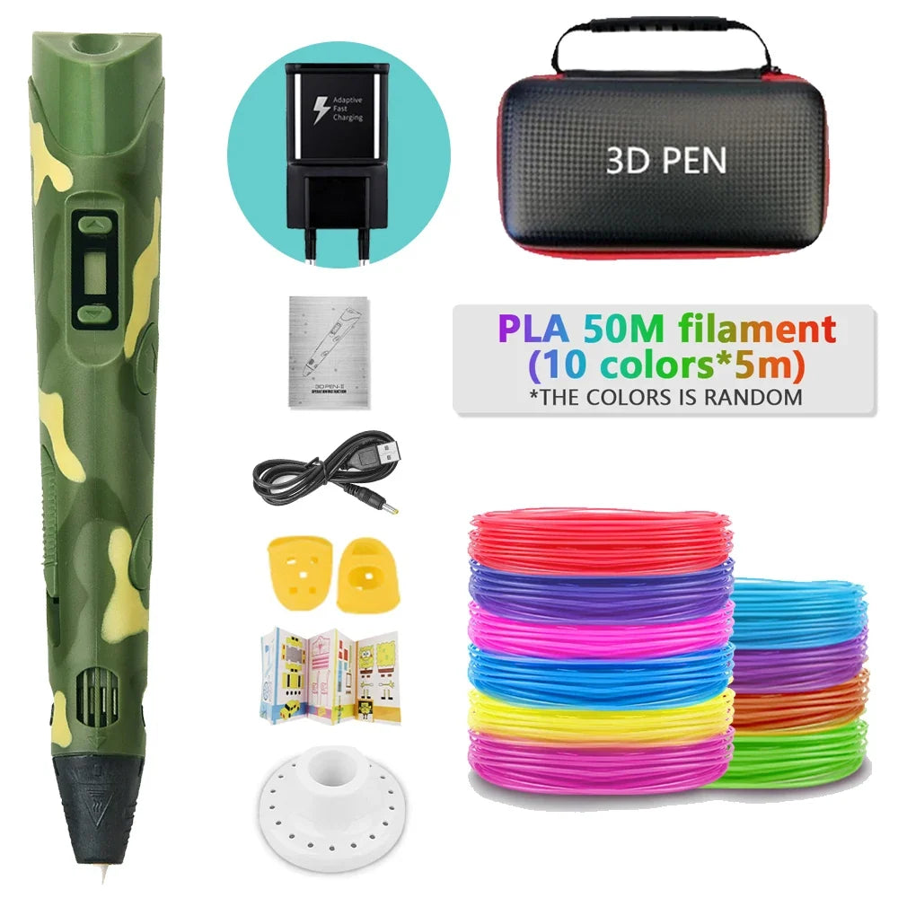 3D Creative Printing Pen for Kids™ Turn Ideas Into 3D Creations