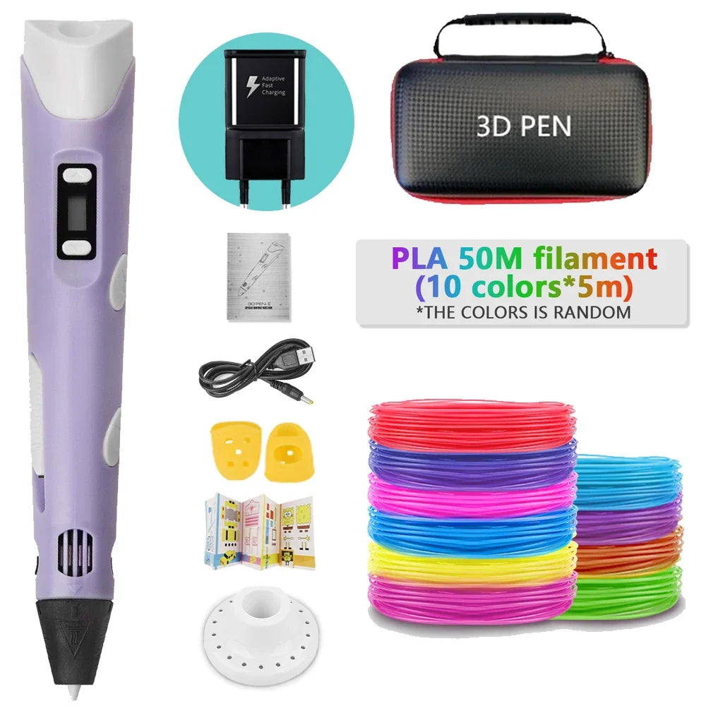 3D Creative Printing Pen for Kids™ Turn Ideas Into 3D Creations