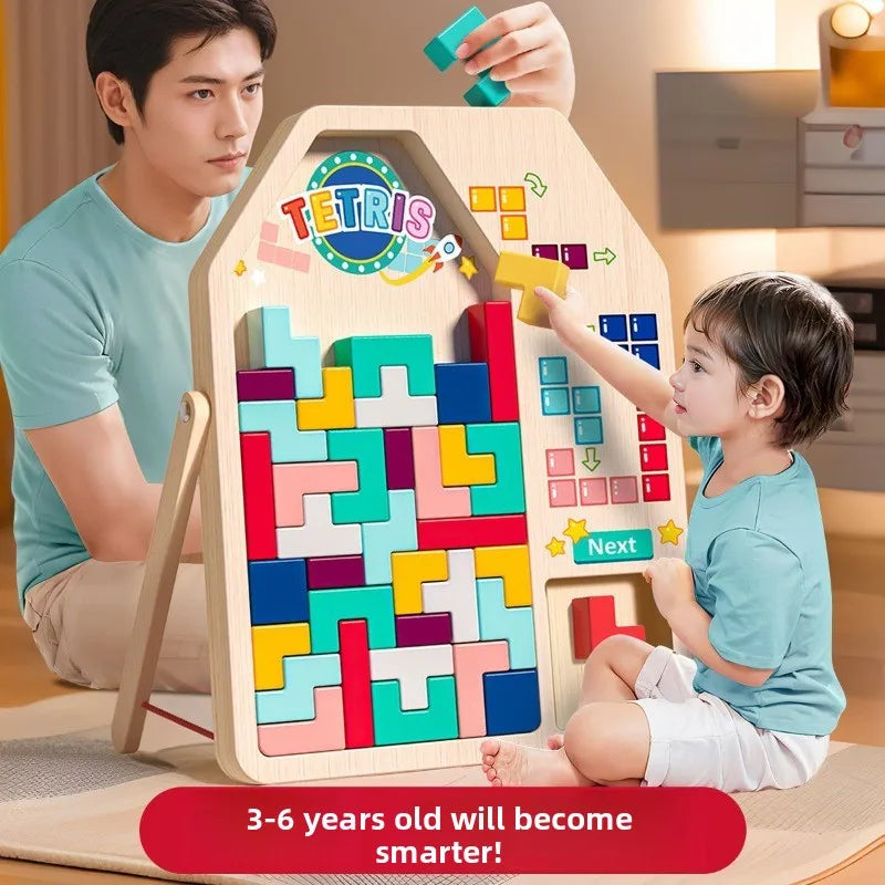 Wooden Tetris Puzzle Blocks™ – A Fun Challenge For Curious Minds