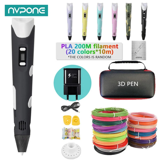 3D Creative Printing Pen for Kids™ Turn Ideas Into 3D Creations